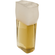 Halvt ölglas