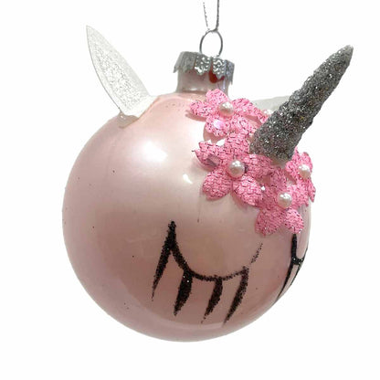 Julgranskula, enhörning 8 cm