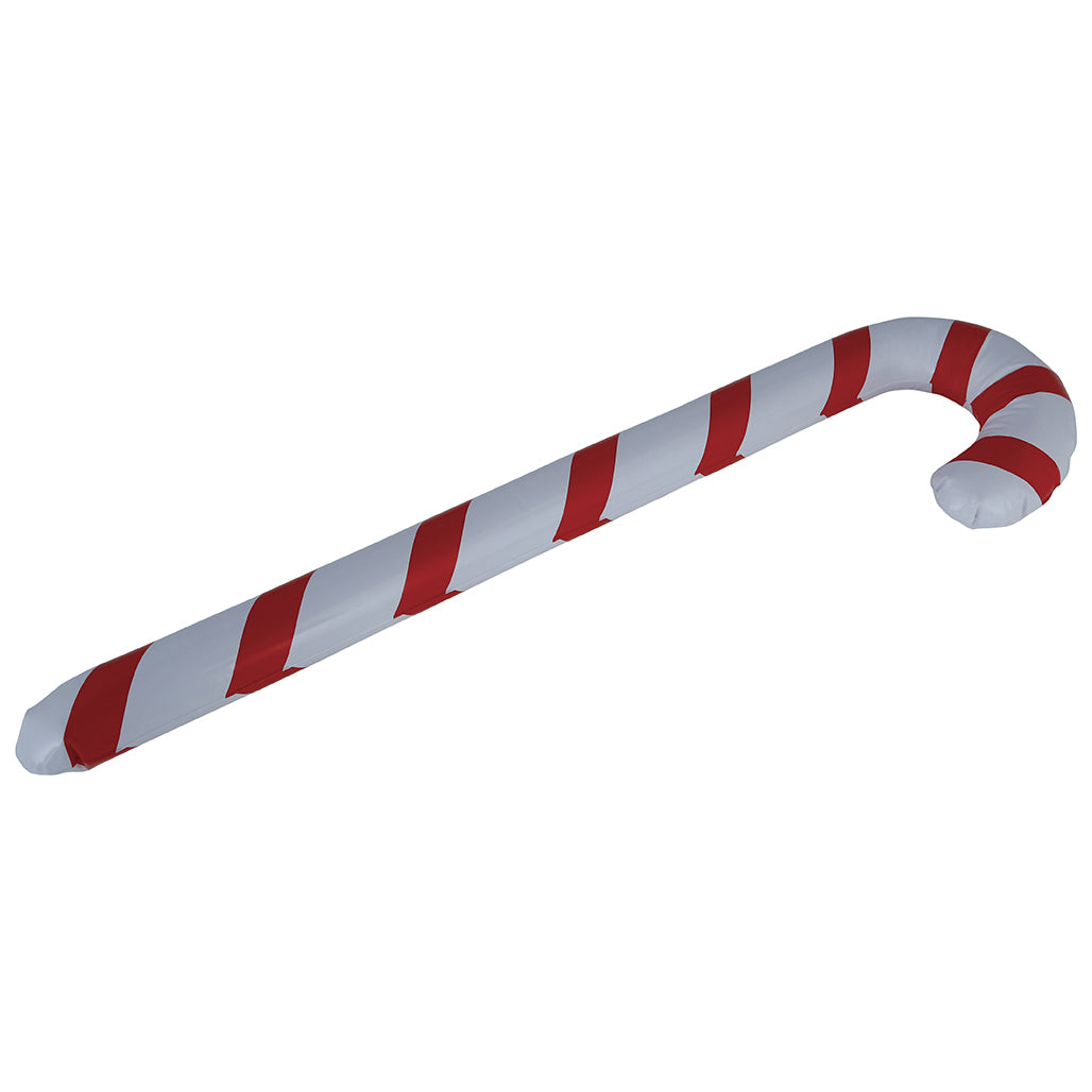 Uppblåsbar käpp, polkagris 90 cm