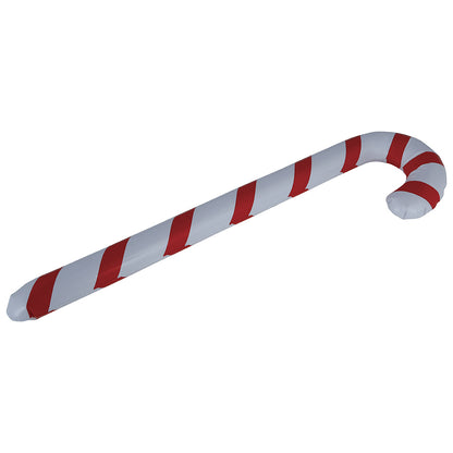 Uppblåsbar käpp, polkagris 90 cm