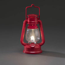 Tomtelykta, röd med LED 15x8 cm