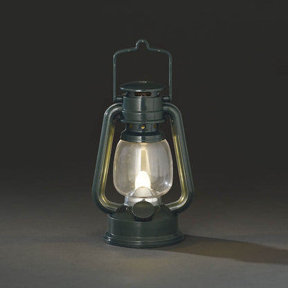 Tomtelykta, grön med LED 15x8 cm