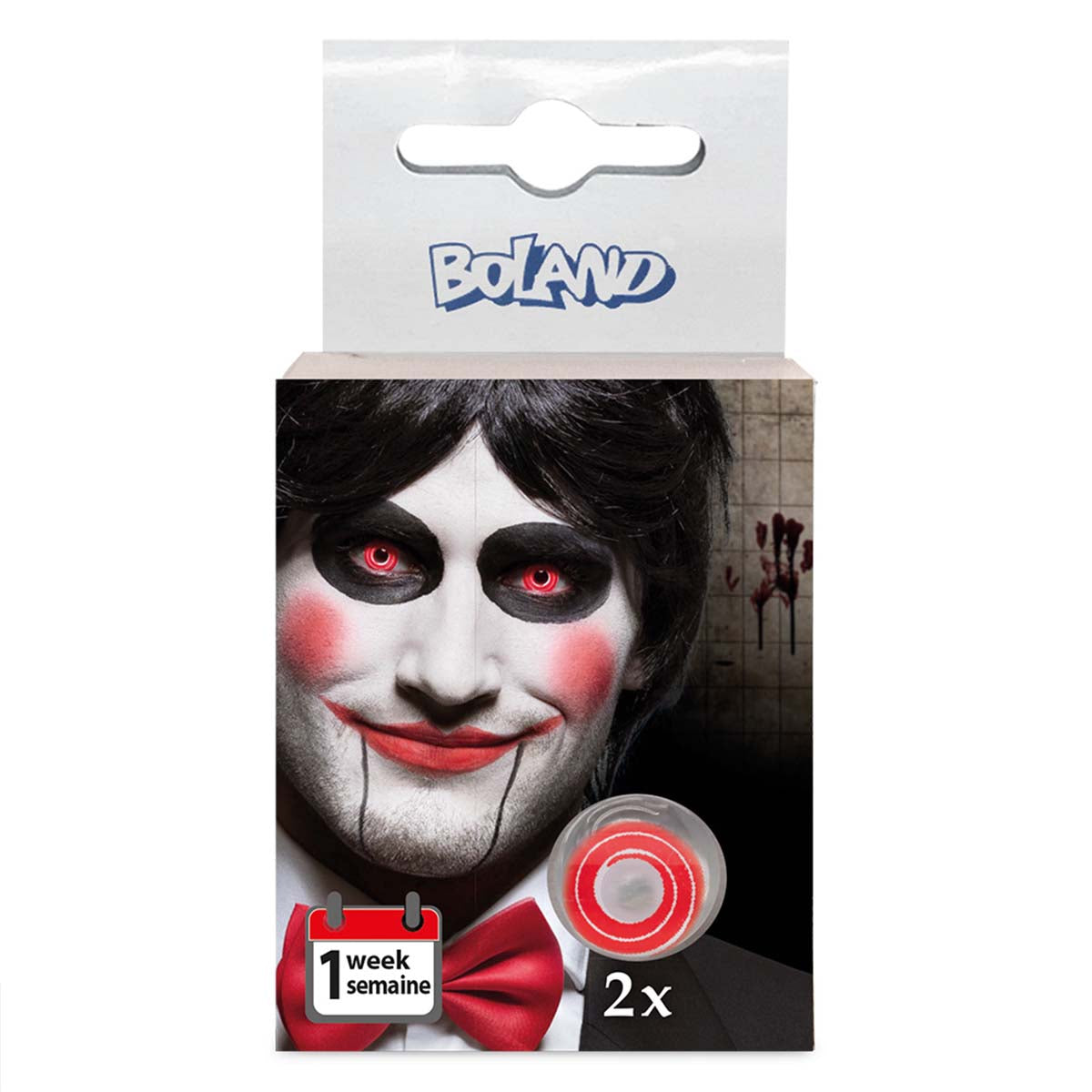 Halloweenlinser, Spiral red 7 dagar