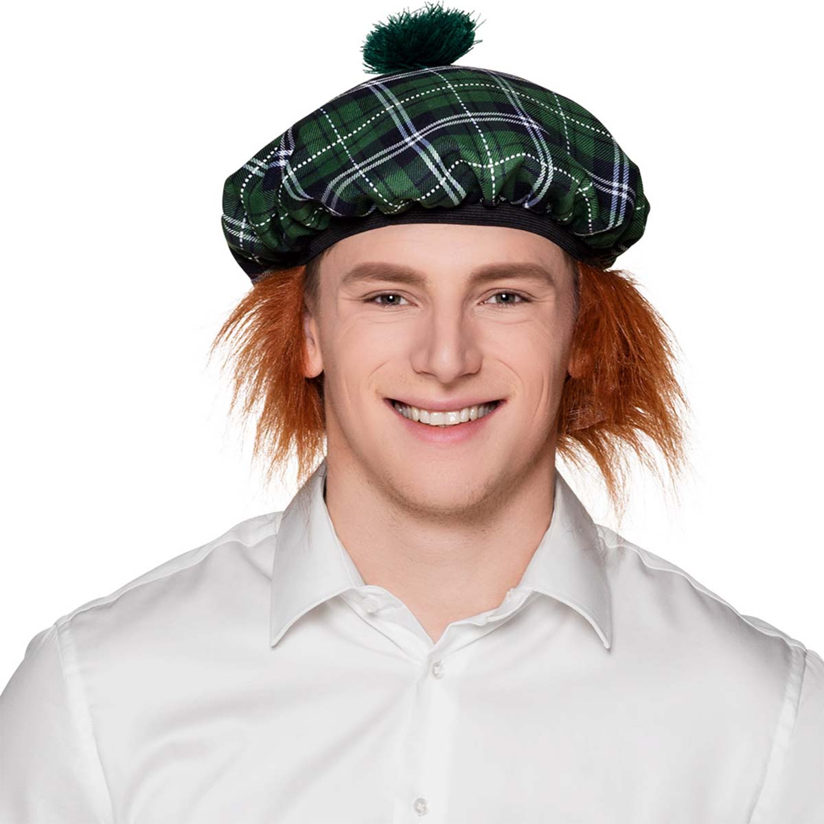 Skotte med hår, grön