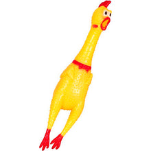 Skrikande gummikyckling, 38 cm