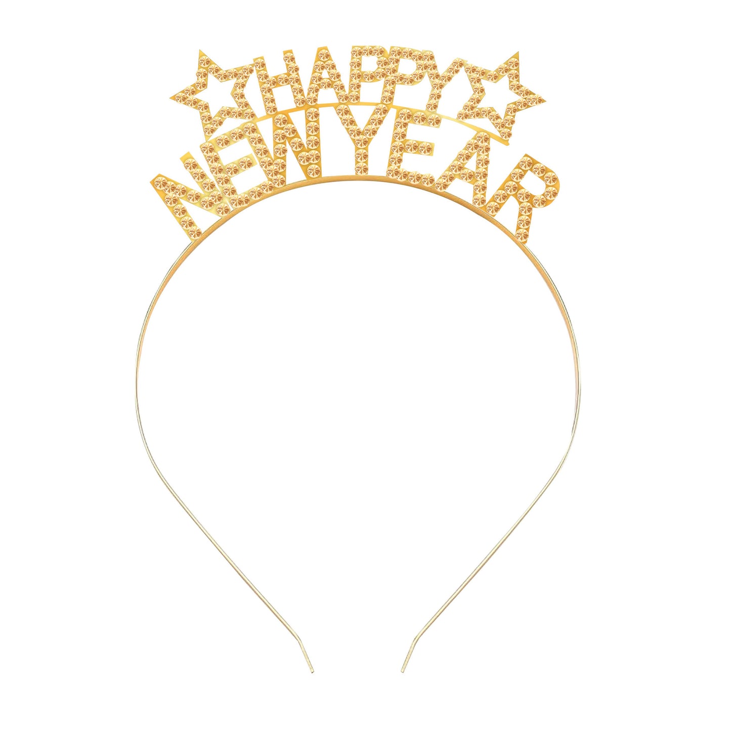 Tiara, happy new year guld
