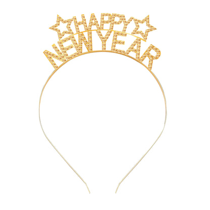 Tiara, happy new year guld
