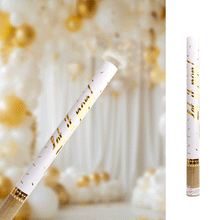 Konfettibomb, guld 60 cm (folie)