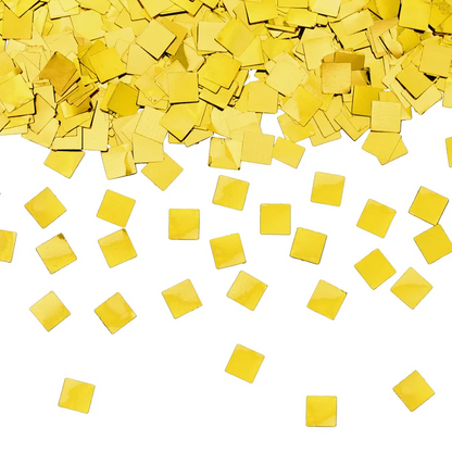 Konfettibomb, champagneflaska guld metallic 20,5 cm