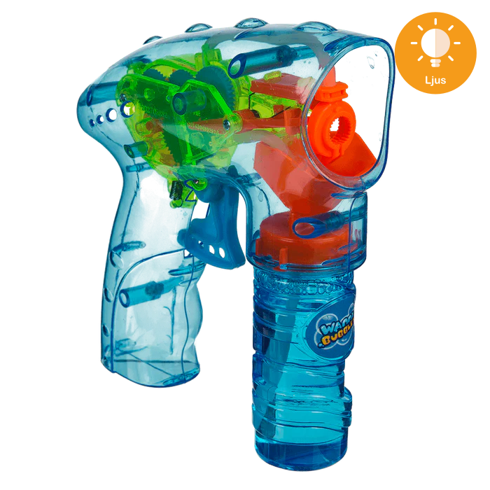 Såpbubbelpistol med LED, 15 cm