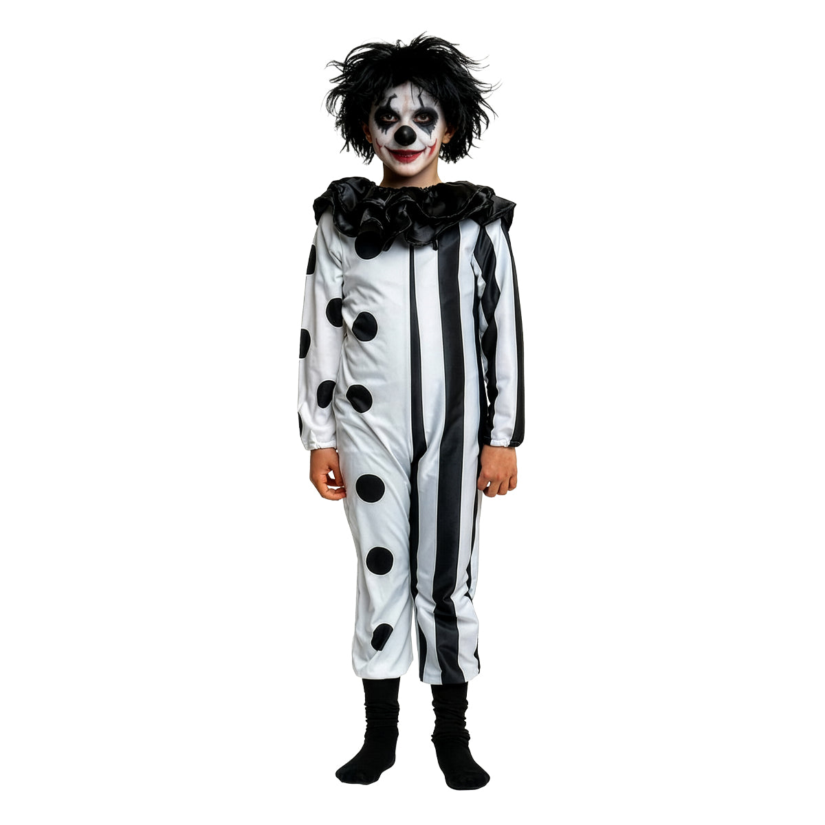 Barndräkt, skräckclown 134/140 cl