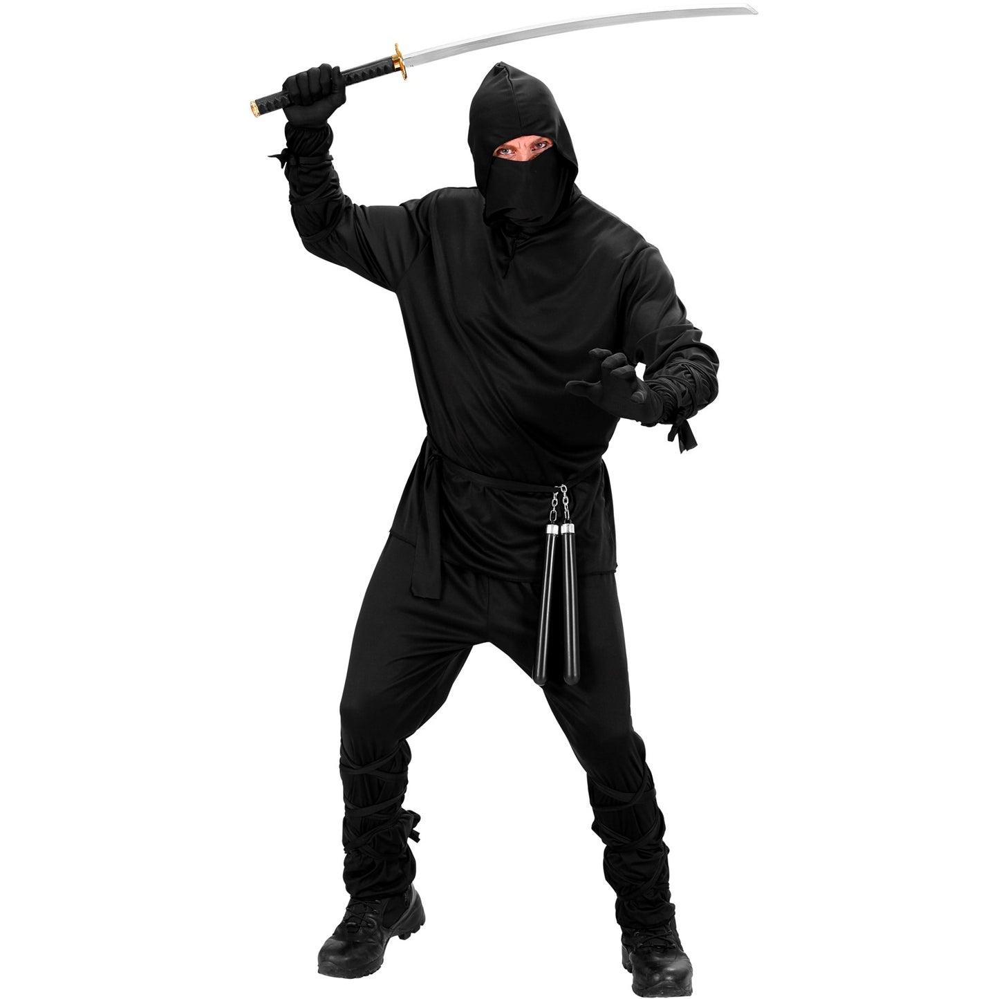 Dräkt, ninja svart