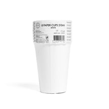 Pappersmuggar, vita 210 ml 8 st