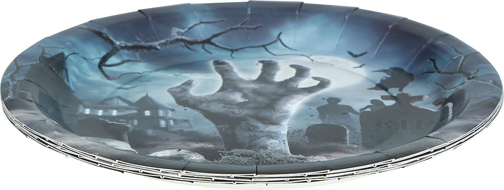 Tallrikar, kyrkogård 23 cm 6 st