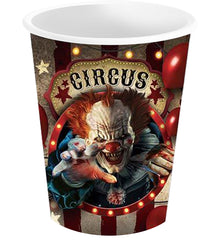 Pappersmuggar, cirkusclown 240 ml 6 st