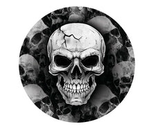 Tallrikar, dödskalle 23 cm 6 st