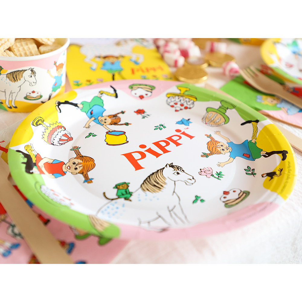 Tallrikar, Pippi Långstrump 23 cm 8 st