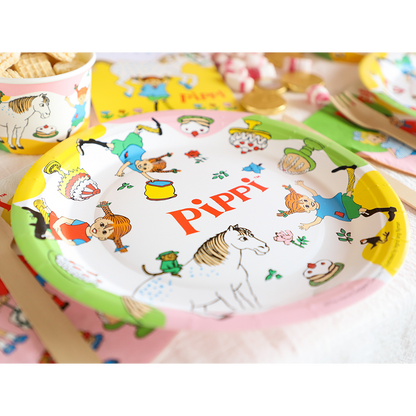 Tallrikar, Pippi Långstrump 23 cm 8 st