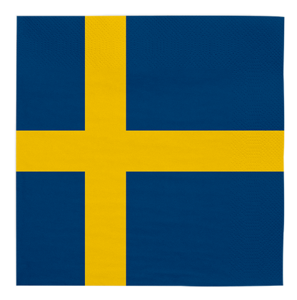 Servetter, Sverige 33x33 cm 20 st