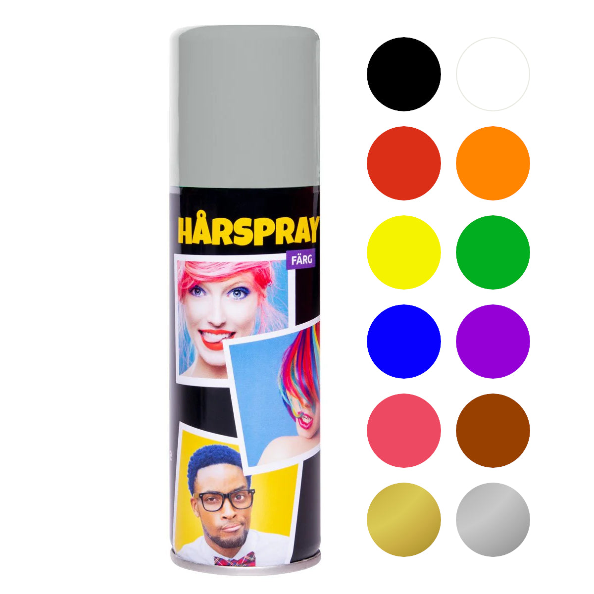 Hårspray, silver
