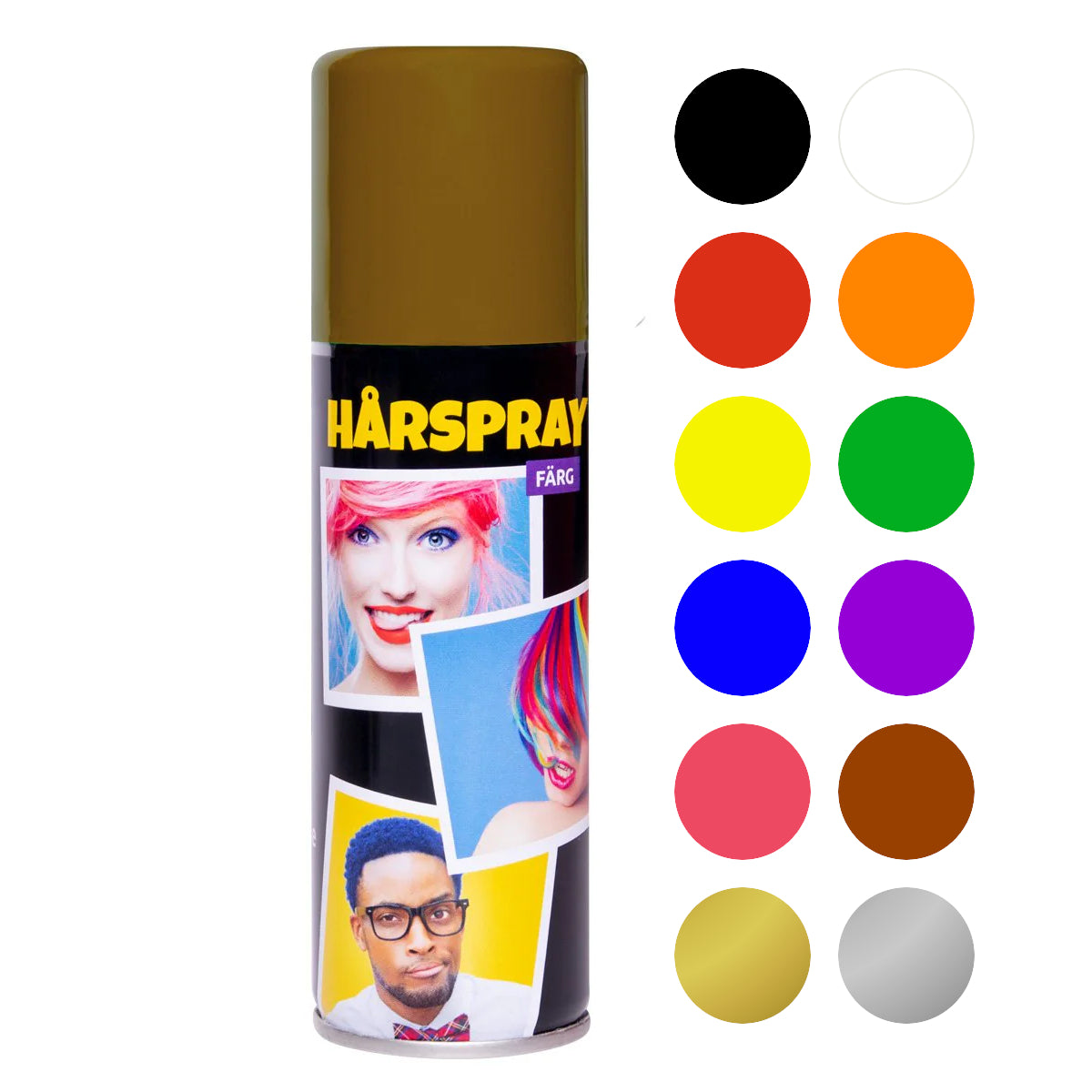 Hårspray, brun