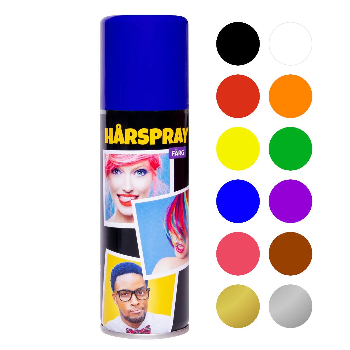 Hårspray, blå