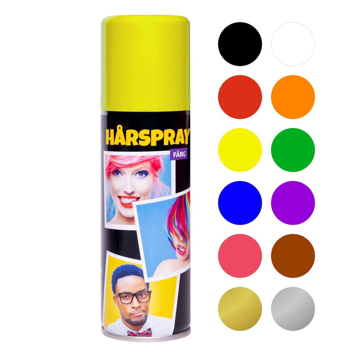 Hårspray, gul