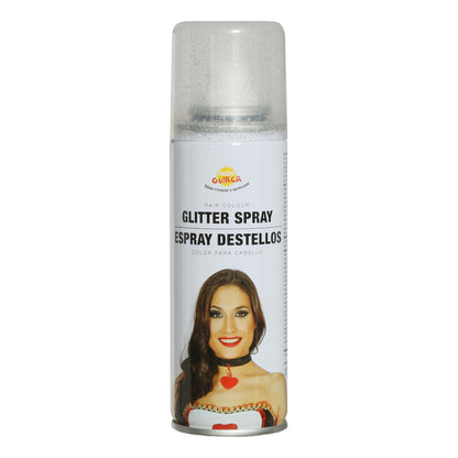 Hårspray, glitter silver 125 ml