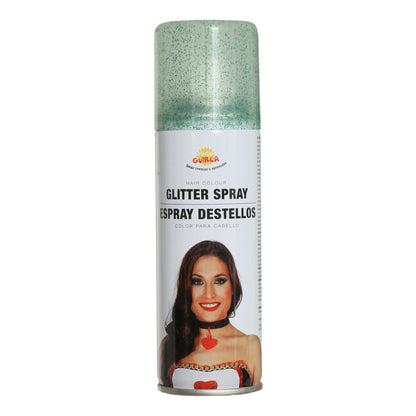 Hårspray, glitter grön 125 ml