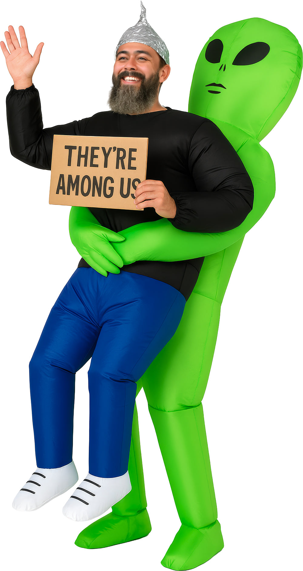 Uppblåsbar dräkt, alien