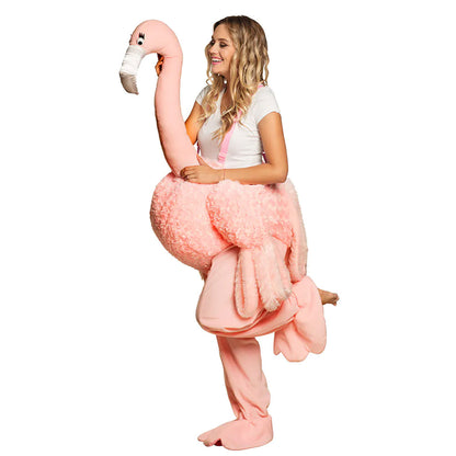 Piggyback, flamingo rosa