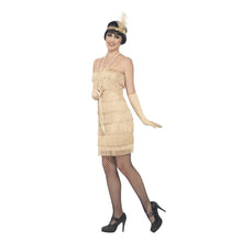 Charlestonklänning, flapper guld