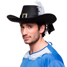 Musketörhatt, svart