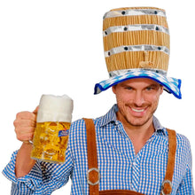 Ölhatt, öltunna blå/vit