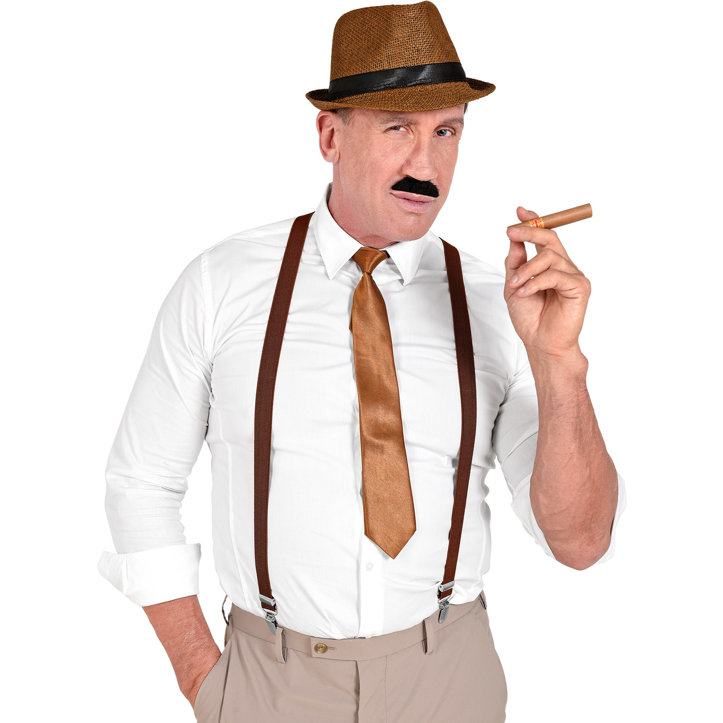 Maskeradset, 20-tals gangster brun