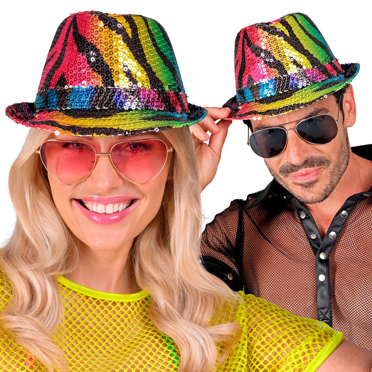 Hatt, popstar rainbow animalier tiger