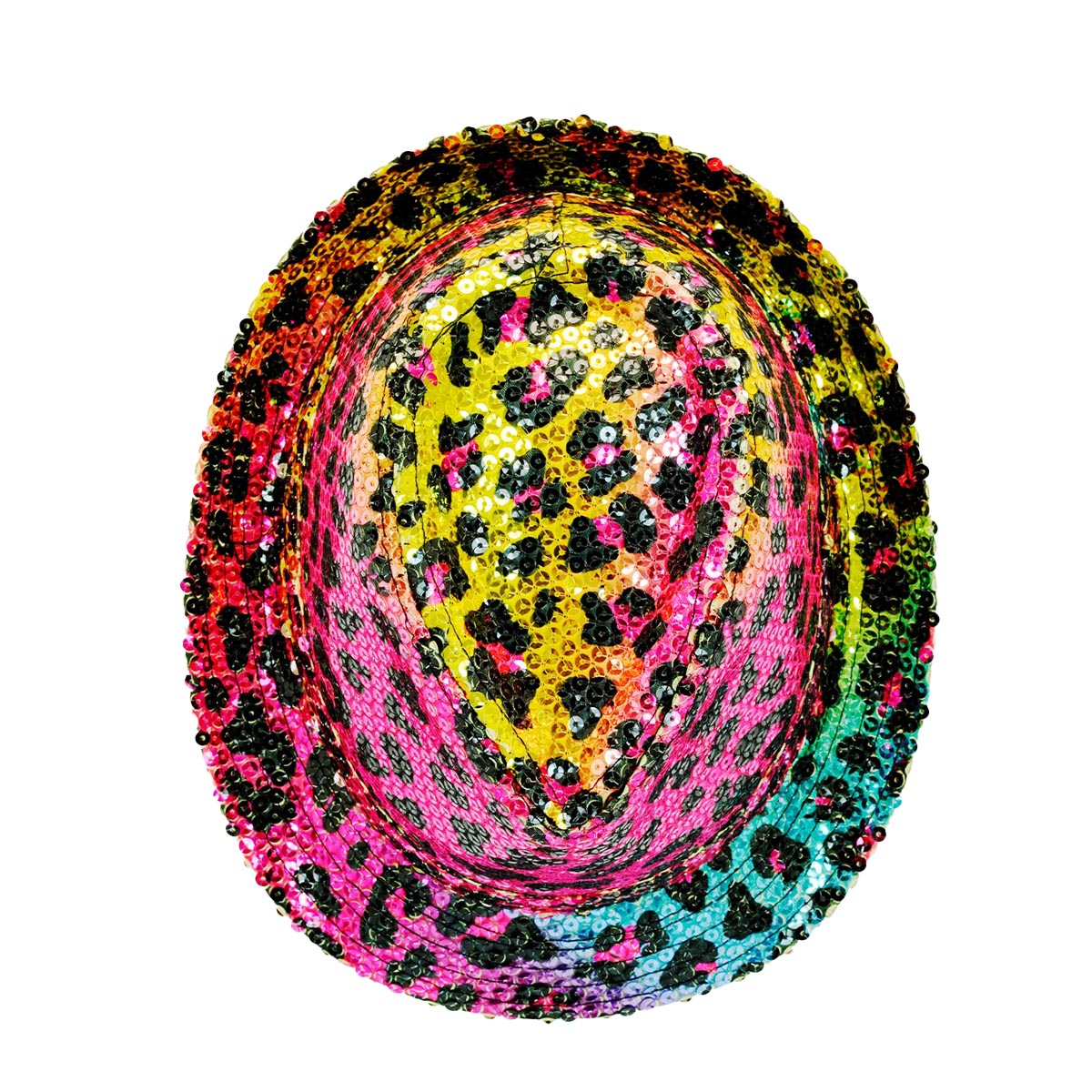 Hatt, popstar rainbow animalier leopard