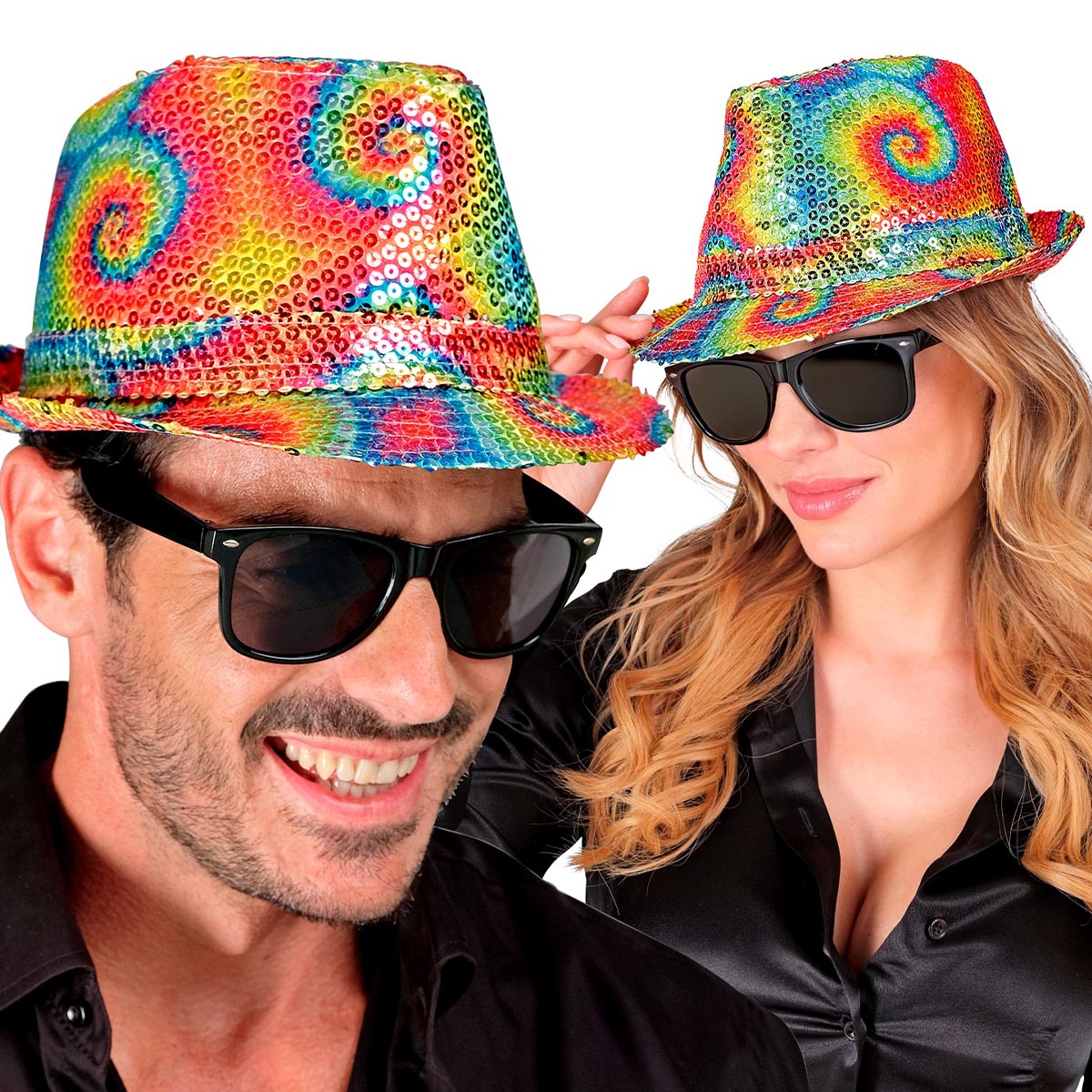 Hatt, popstar tie dye
