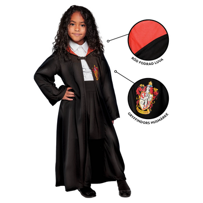 Barndräkt, Gryffindor Harry Potter 3-4 år