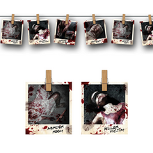 Halloweengirlang, crime scene photos 274 cm