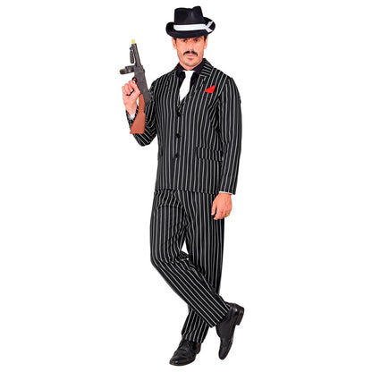 Gangsterkostym randig