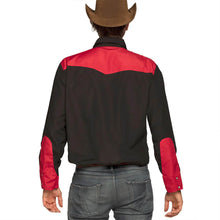 Cowboyskjorta, svart/röd M