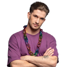 Halsband, kätting regnbåge