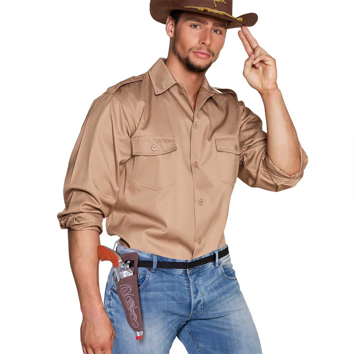 Cowboyset, pistol och hölster