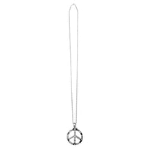 Halsband, peace silver