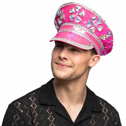 Machokeps, pink sparkle