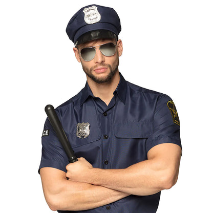 Maskeradset, polis blå