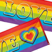 Banner, regnbåge love 74x220 cm