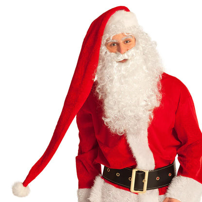 Tomteluva, plysch röd XXL