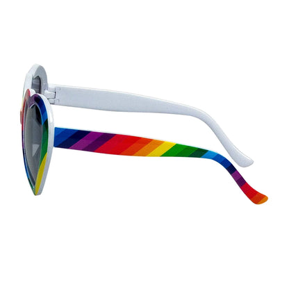 Glasögon, rainbow heart